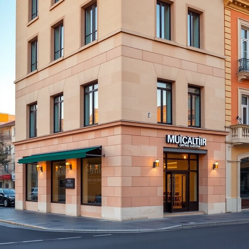 Exterior discret al biroului Mic Casa pe Bulevardul Tomis, Constanța